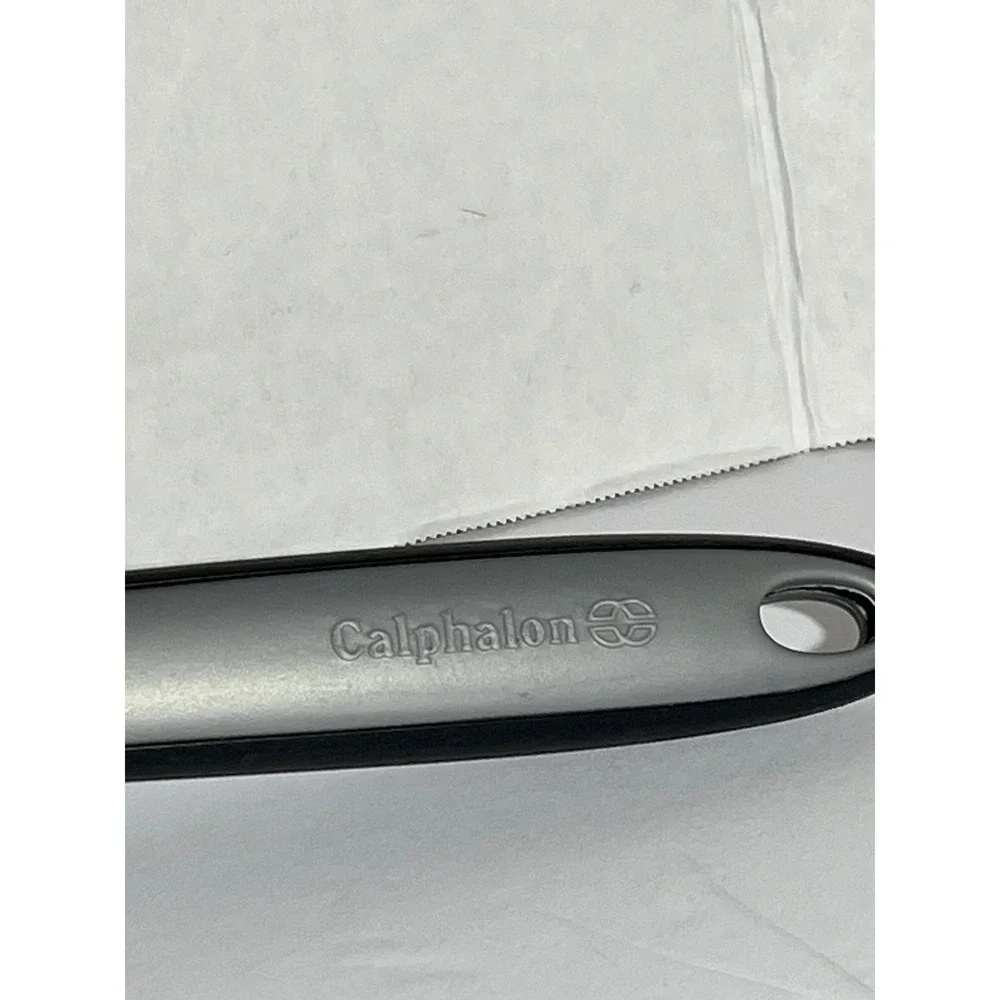Calphalon Slotted Turner Spatula & Meat Fork Set Black Heat Resistant 400F USA